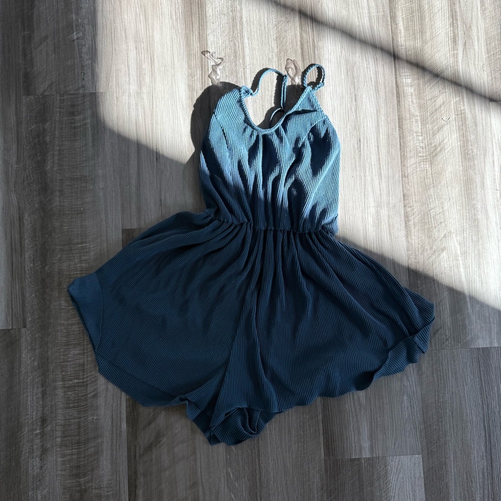 Blue Wild Fable Flowy Romper